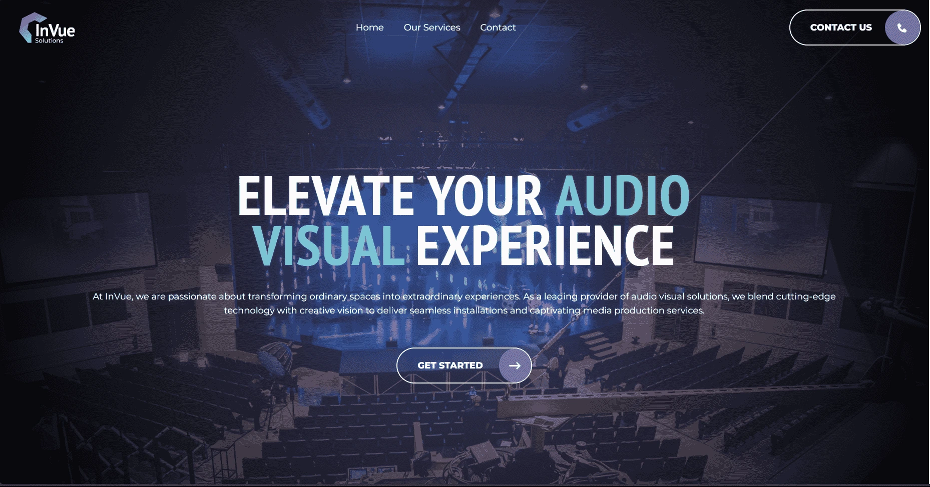 Invue Solutions website